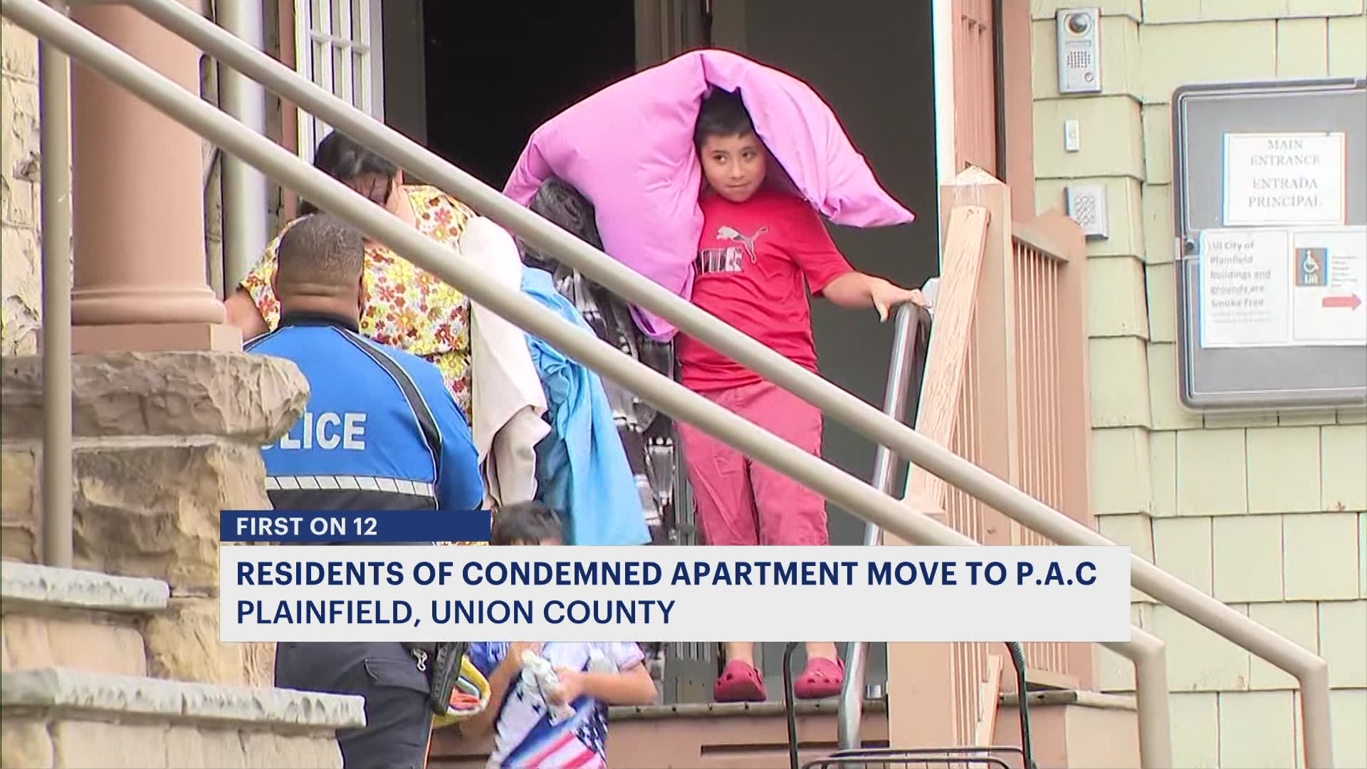 Nearly 300 Plainfield residents of condemned apartment temporarily move