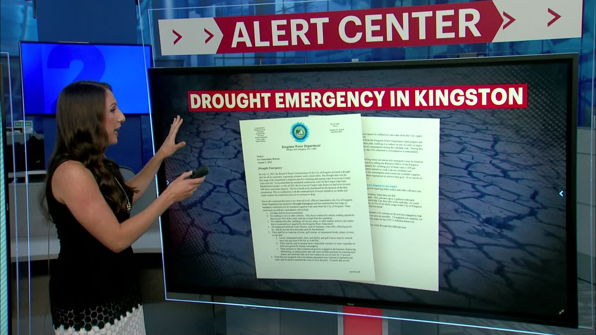 Mandatory water restrictions go into place in Kingston