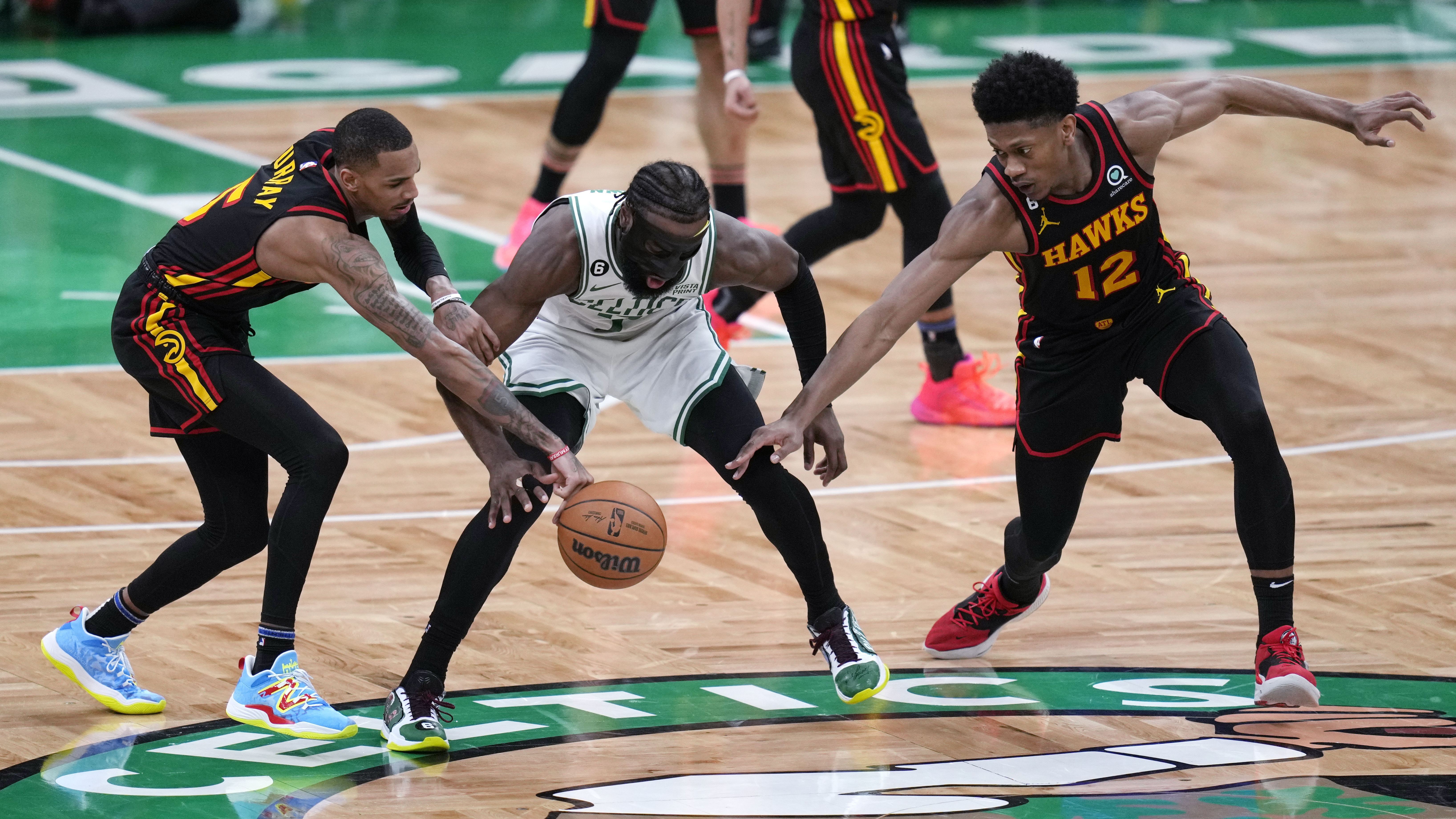 Hawks Celtics Basketball