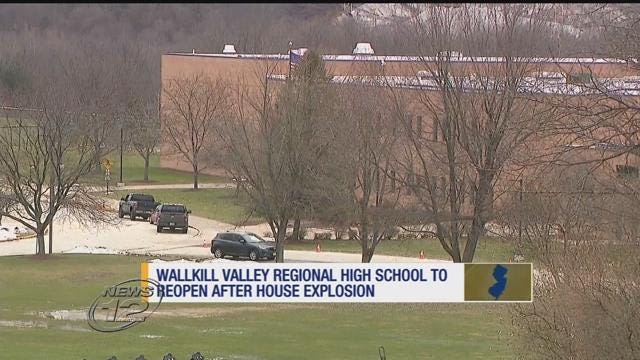 Wallkill Valley Regional HS reopens after house explosion