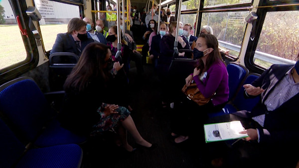 CT Transit unveils first all-electric bus in its fleet