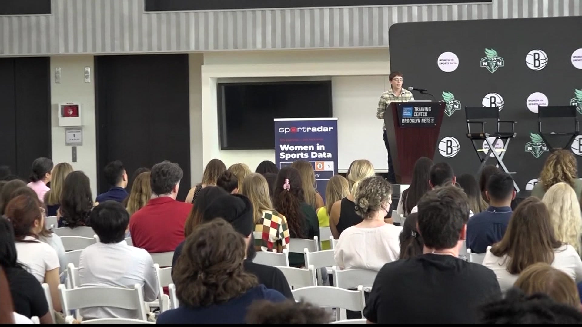 Nets training facility hosts Women in Sports Data Networking event