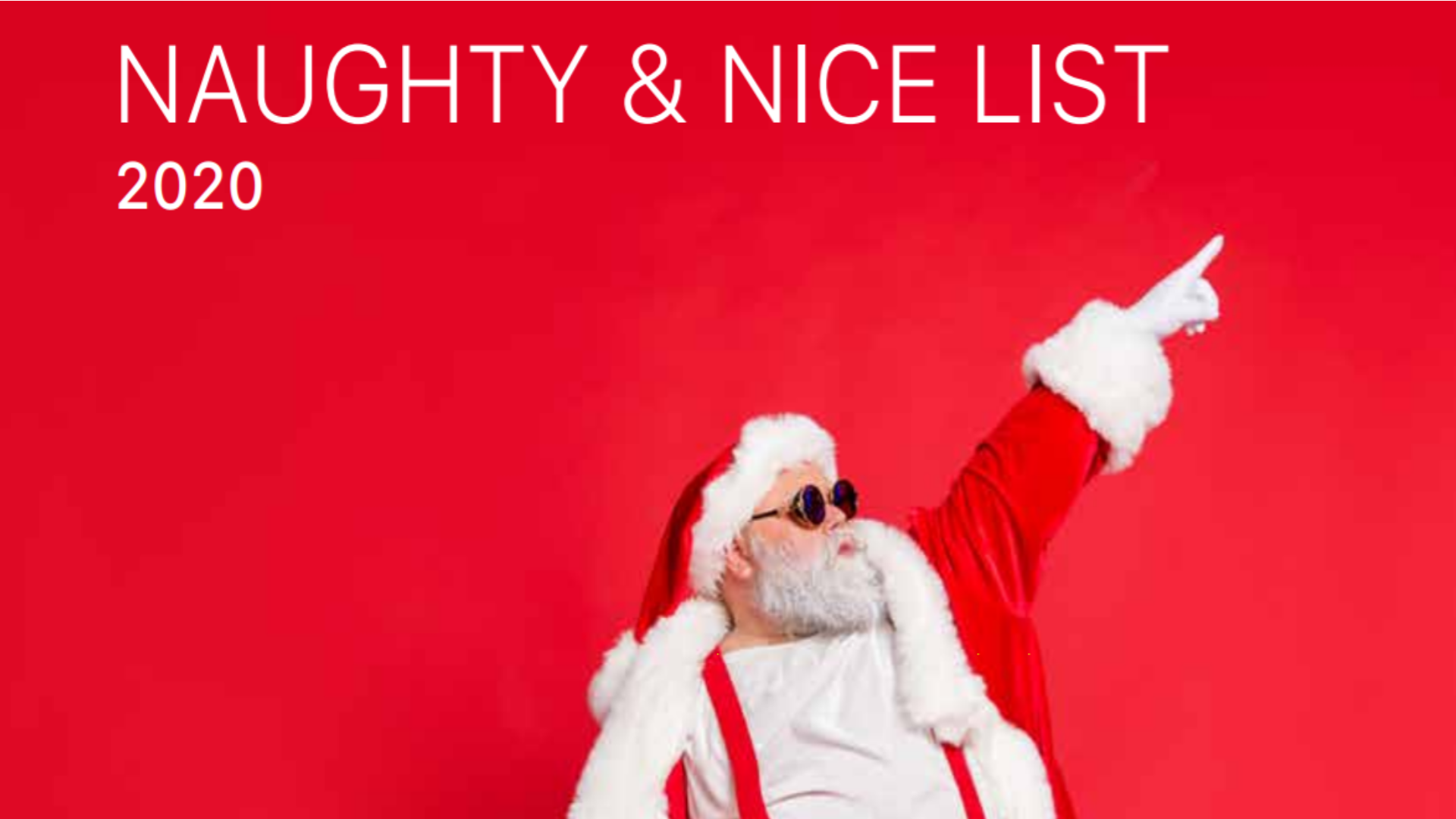 WHO MAKES YOUR SPORTS NAUGHTY AND NICE LISTS? 