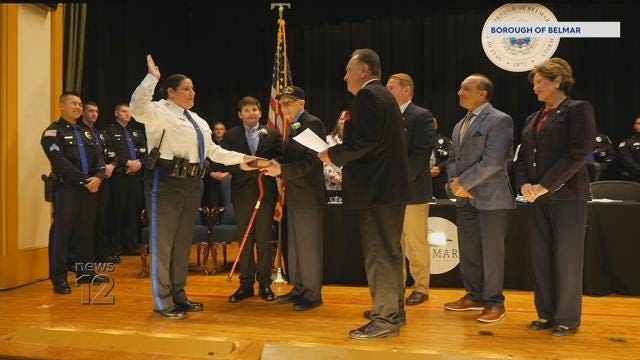 Making history: Belmar Police Department swears in its first female chief