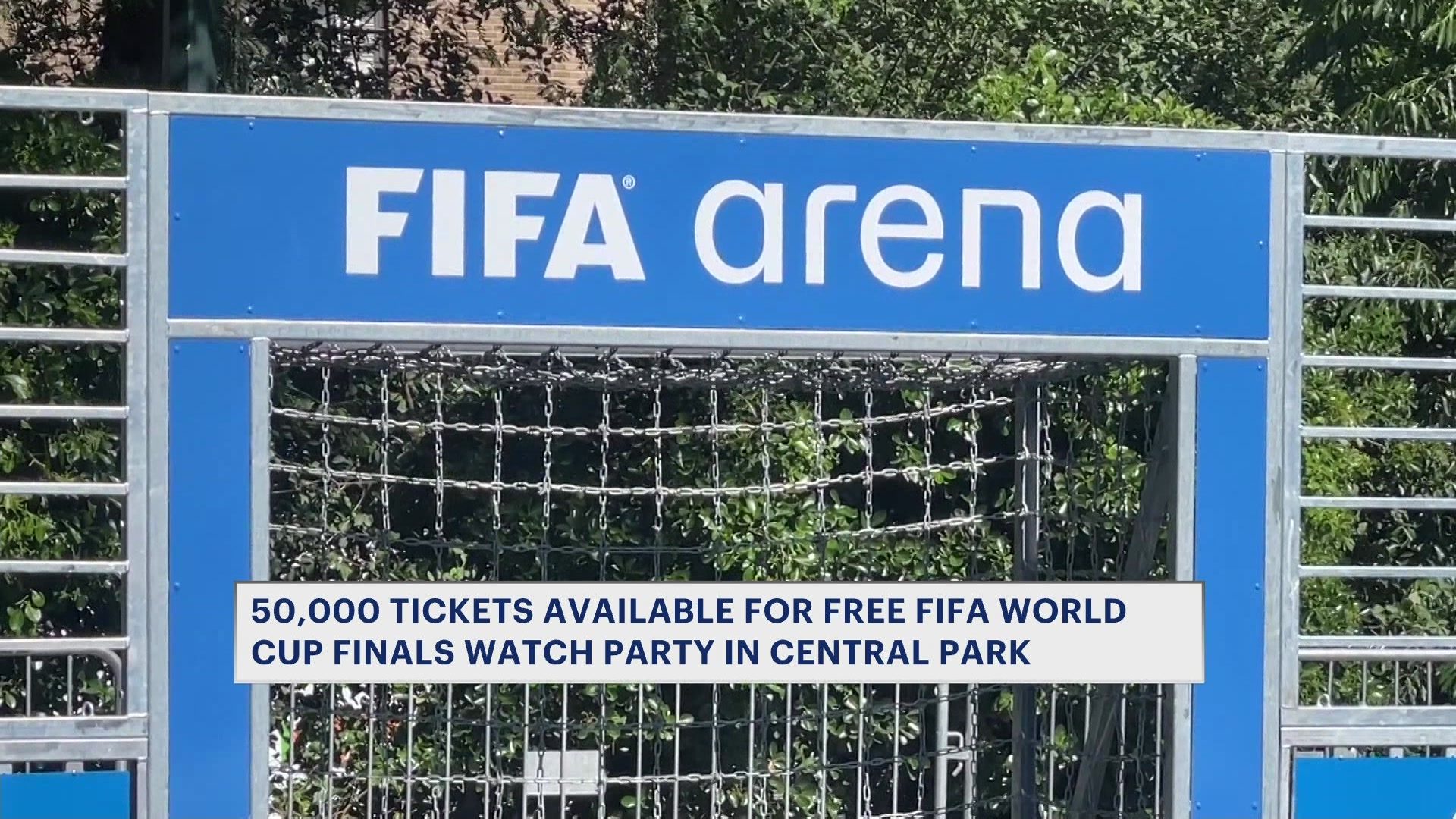 News 12 | Bronx | Central Park Will Hold The Largest Fifa World