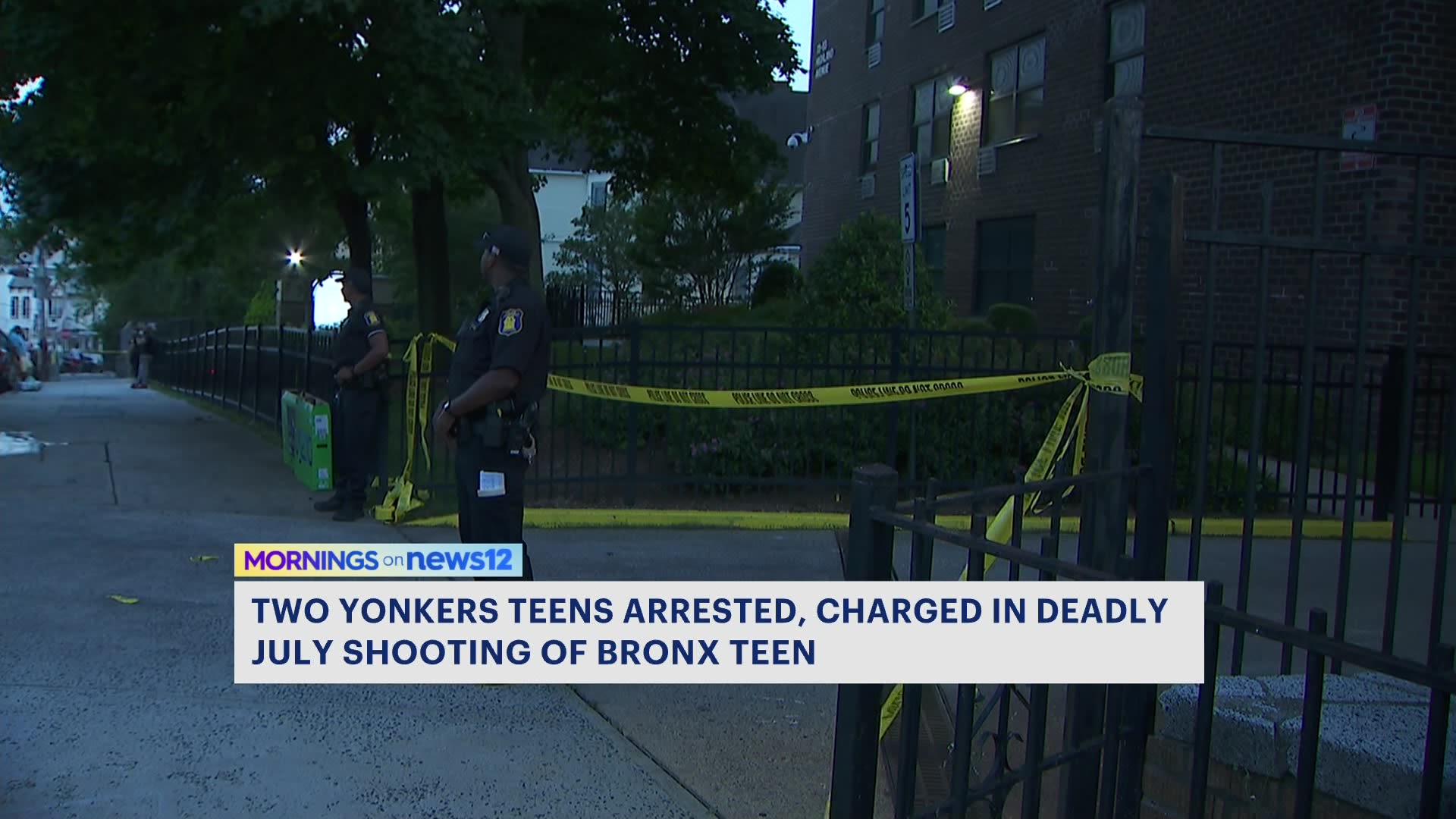 Police Teens arrested in fatal Yonkers shooting of 16yearold