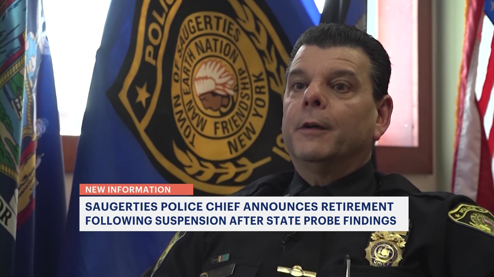 Saugerties Police Chief Sinagra announces retirement amid suspension