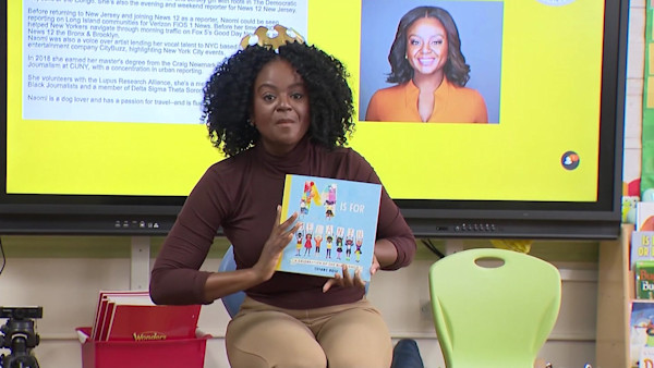 News 12’s Naomi Yane participates in Read Across America Day