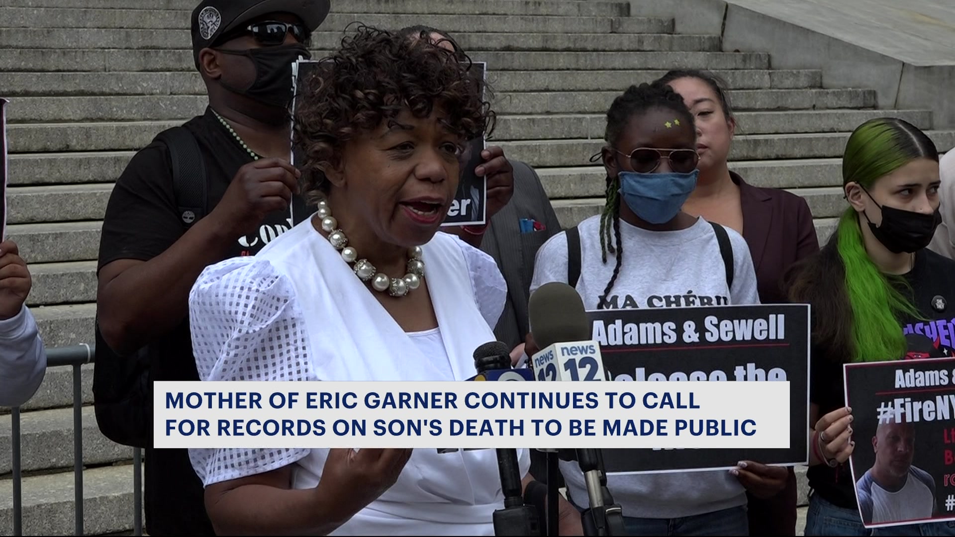 Eric Garner’s mother appears in court for records in his killing