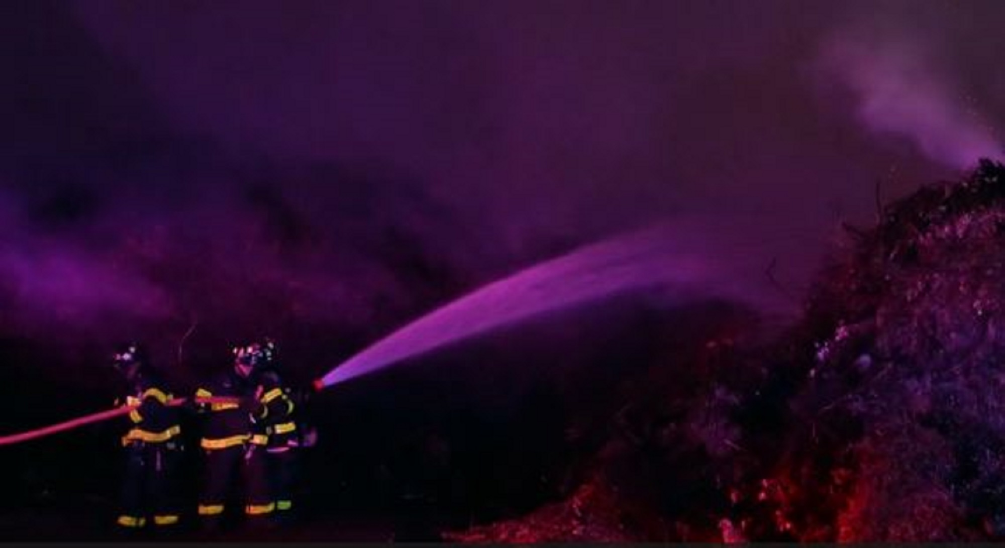 Officials Large mulch fires in Calverton, Melville under control; no injuries reported