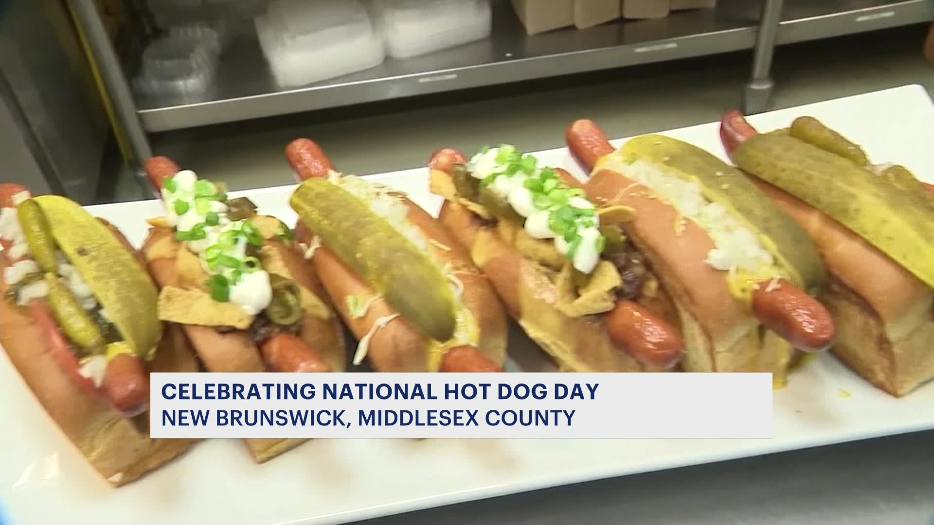 National Hot Dog Day Destination Dogs in New Brunswick offers hot dogs
