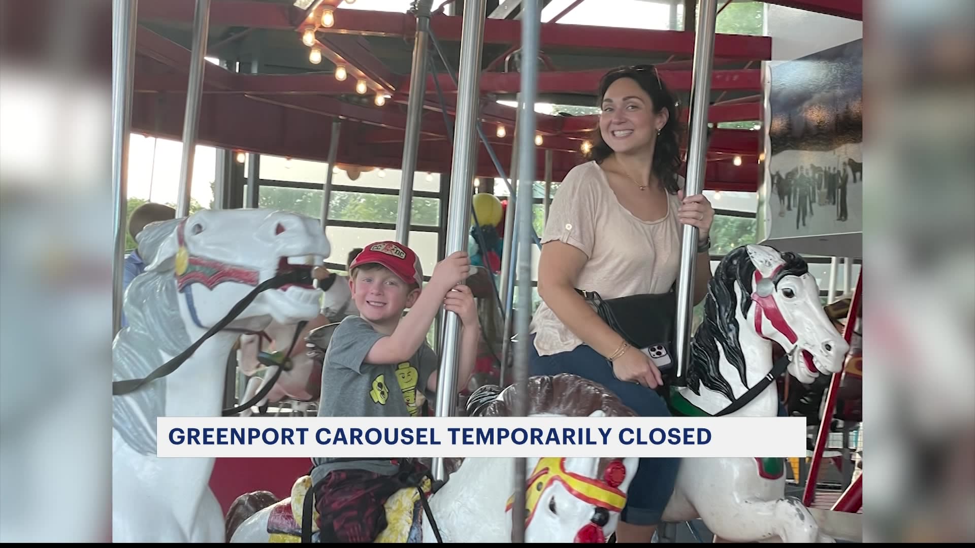 Mayor Greenport Carousel closed until at least Memorial Day after lead