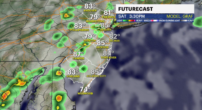 Tracking warmth, some storm chances through weekend