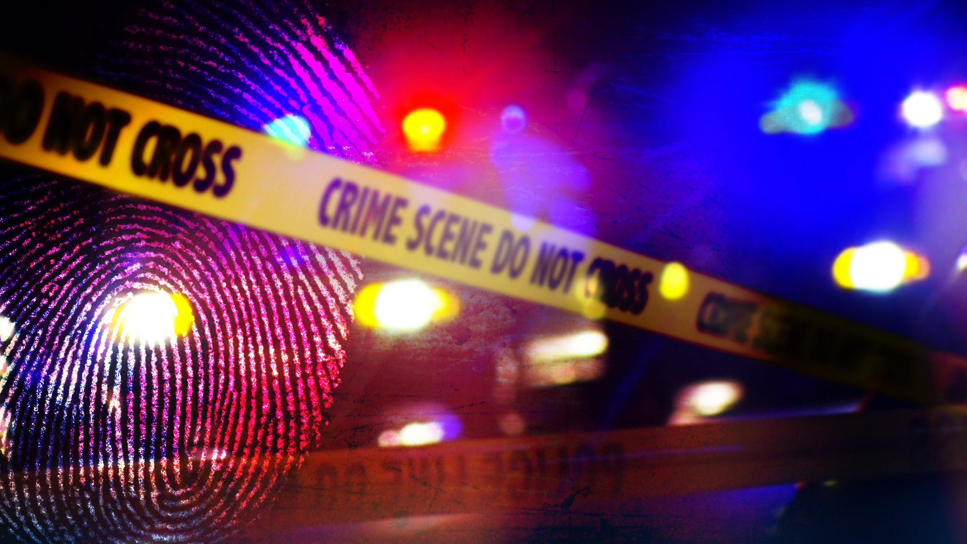 fingerprint crime scene tape