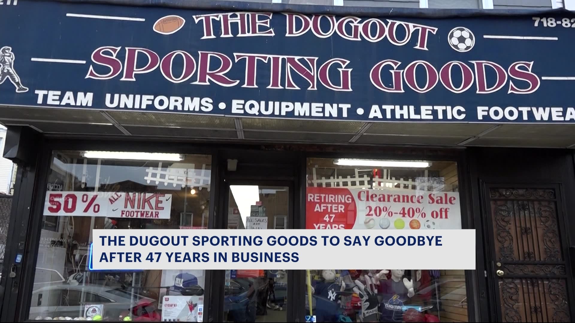 The Dugout, Bronx's beloved sporting goods store, closing after 47
