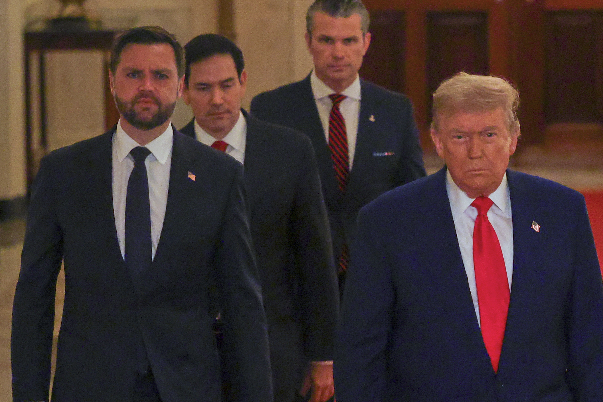 Trump Vance Rubio Hegseth 