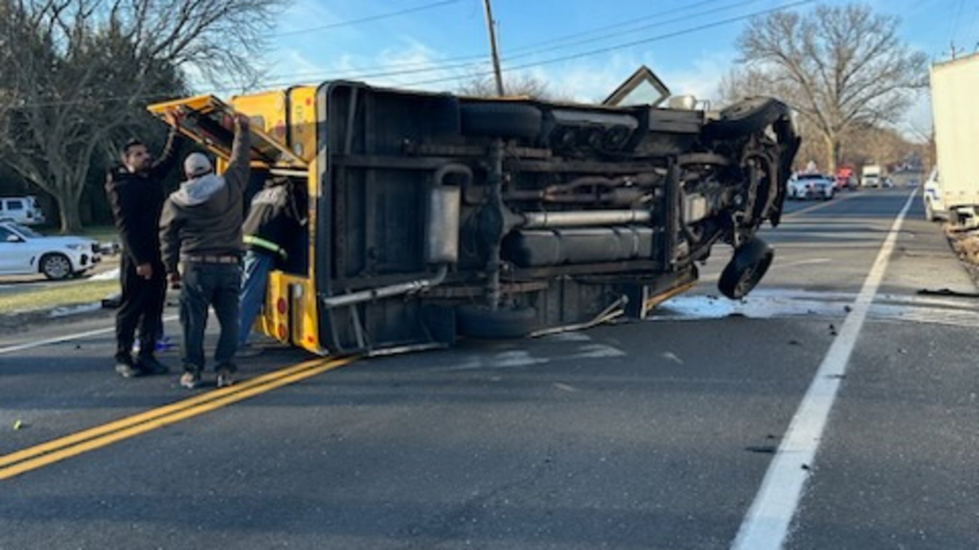 Chester bus driver seriously injured in crash moments after dropping