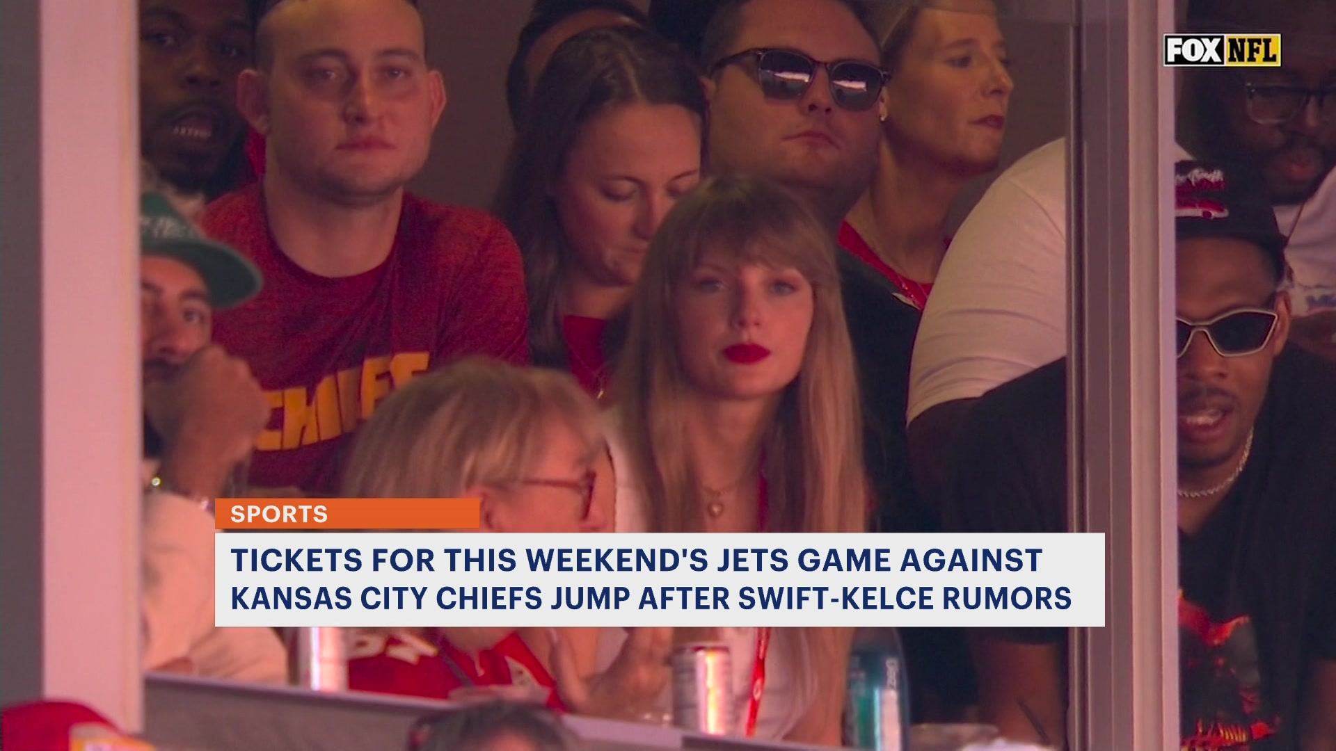 Travis Kelce jersey sales jump 400% after Taylor Swift attends game