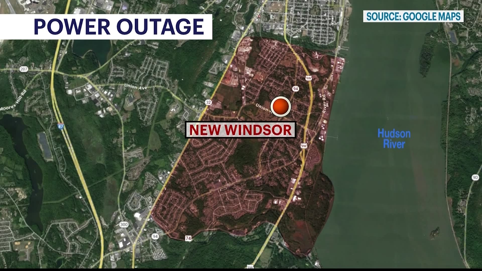 Central Hudson Power fully restored after broken utility pole caused