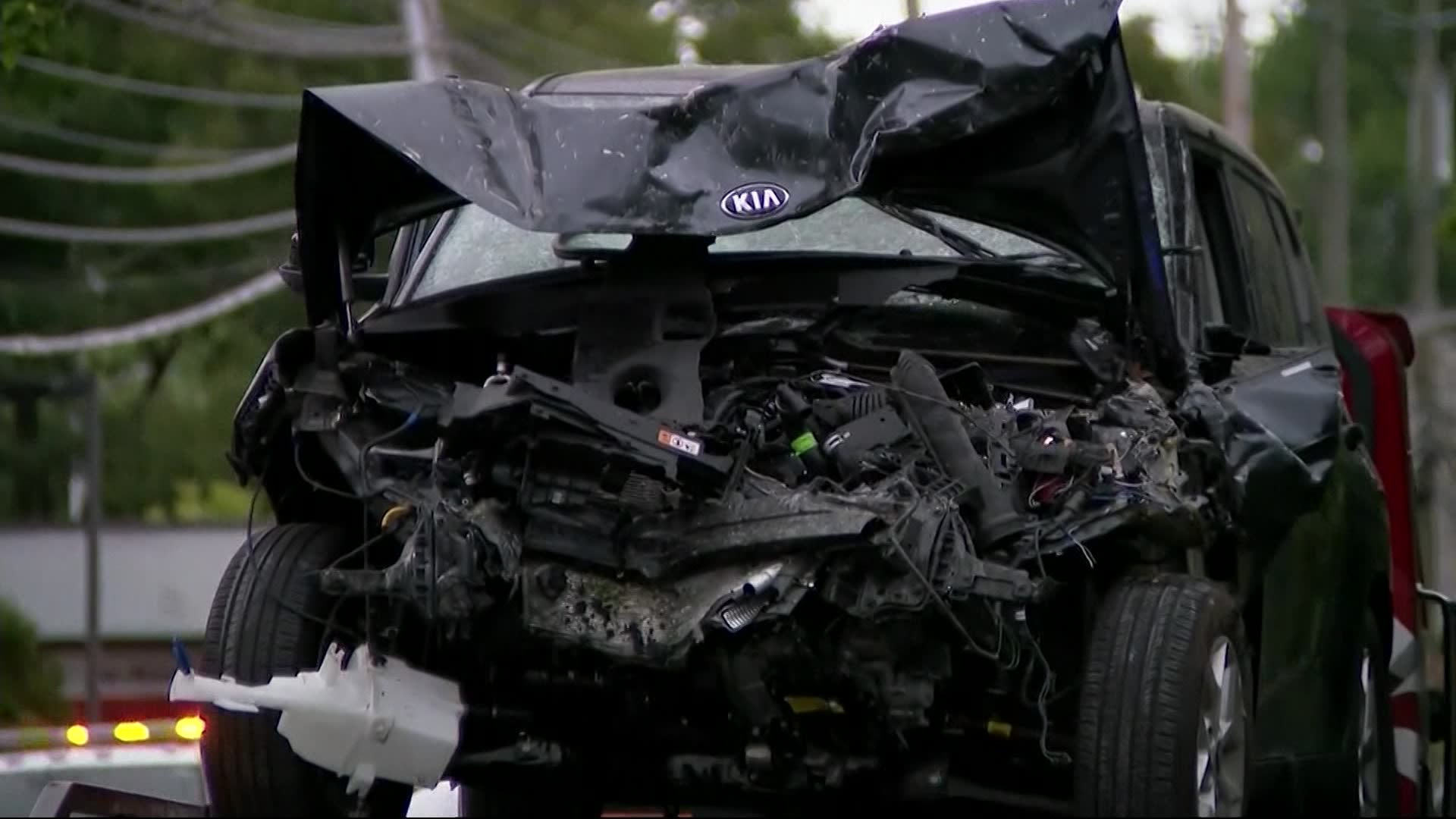 Car crashes through window of building in Ossining