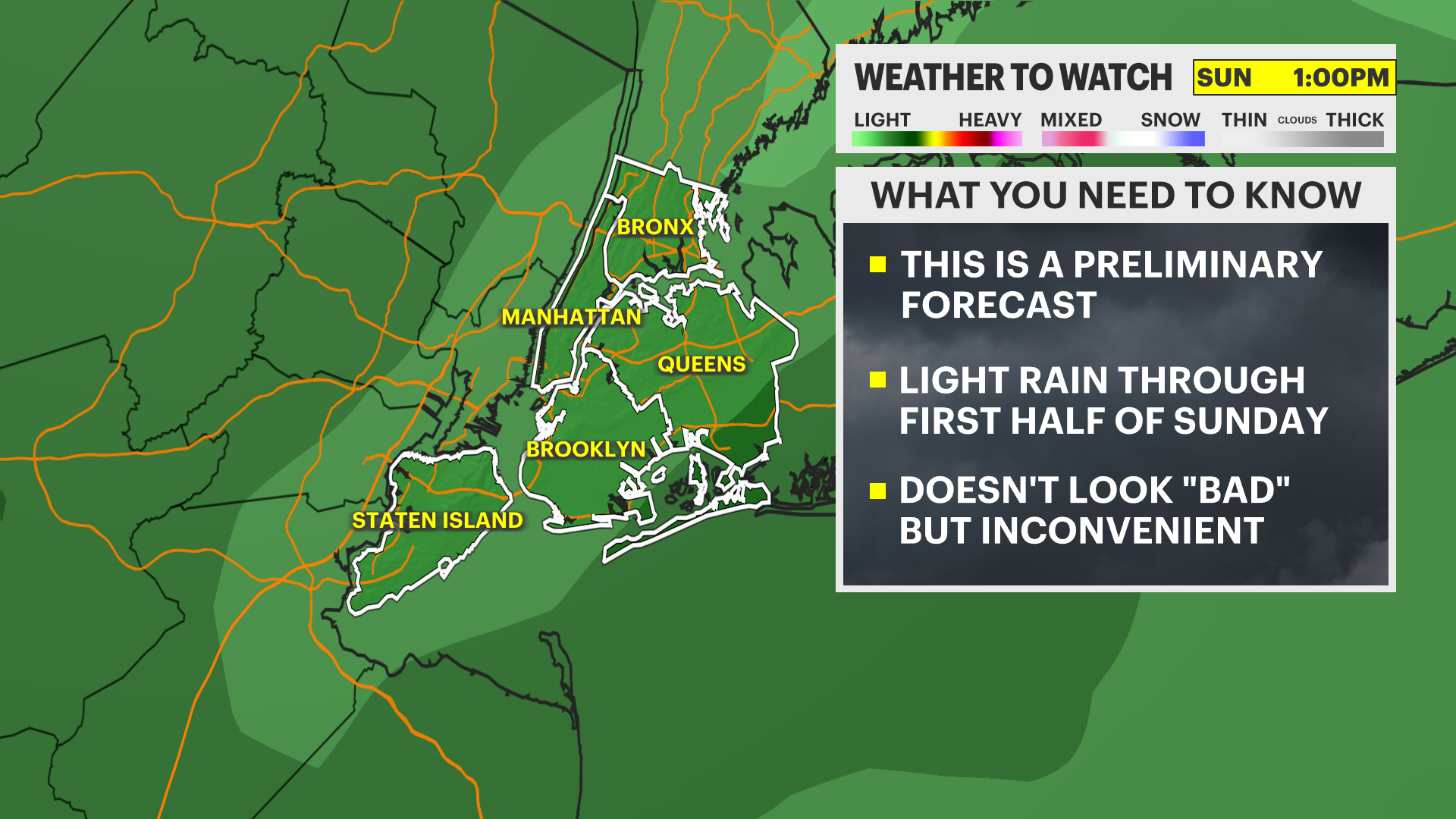 Sunny Thanksgiving across NYC with seasonable temperatures