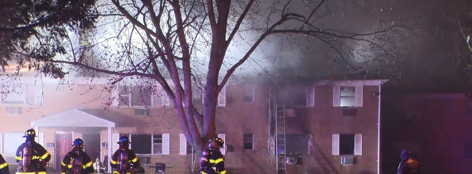 Fire chief At least 2 families displaced as large fire engulfs