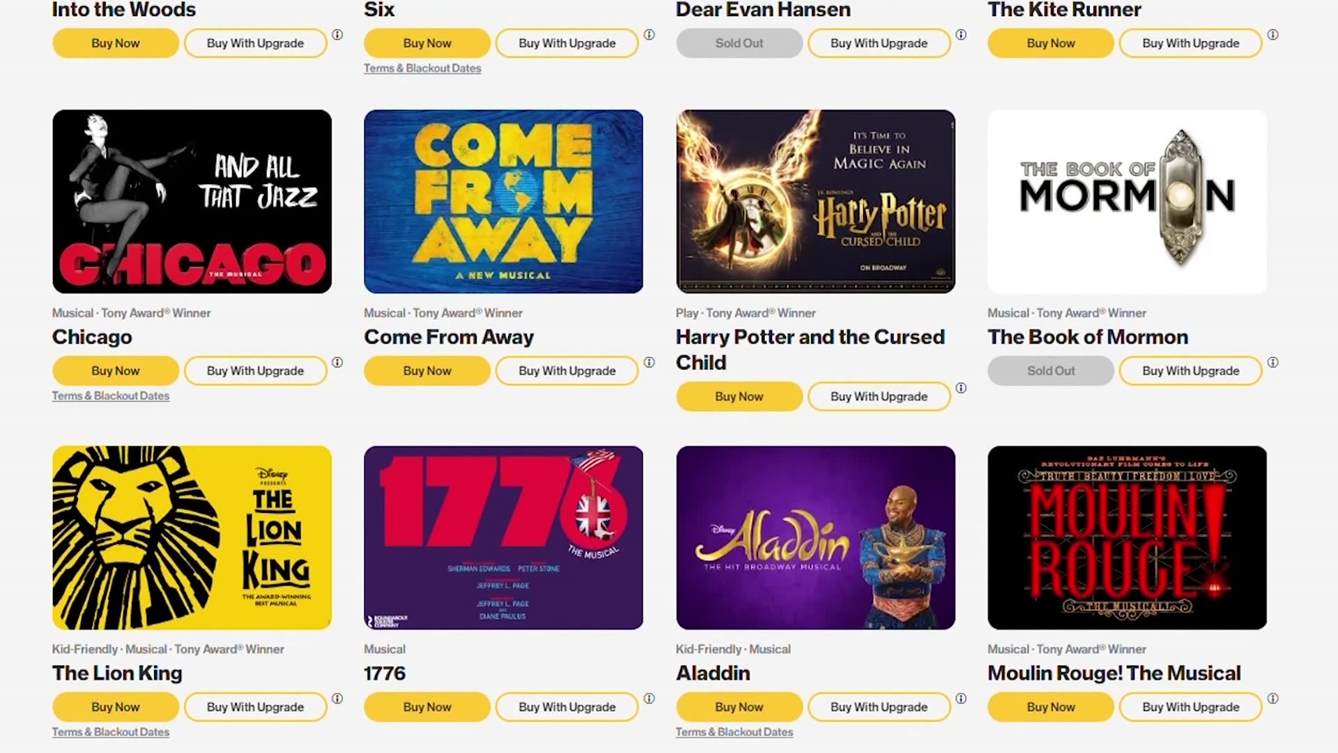 Broadway Week 2025 Tickets Bangalore