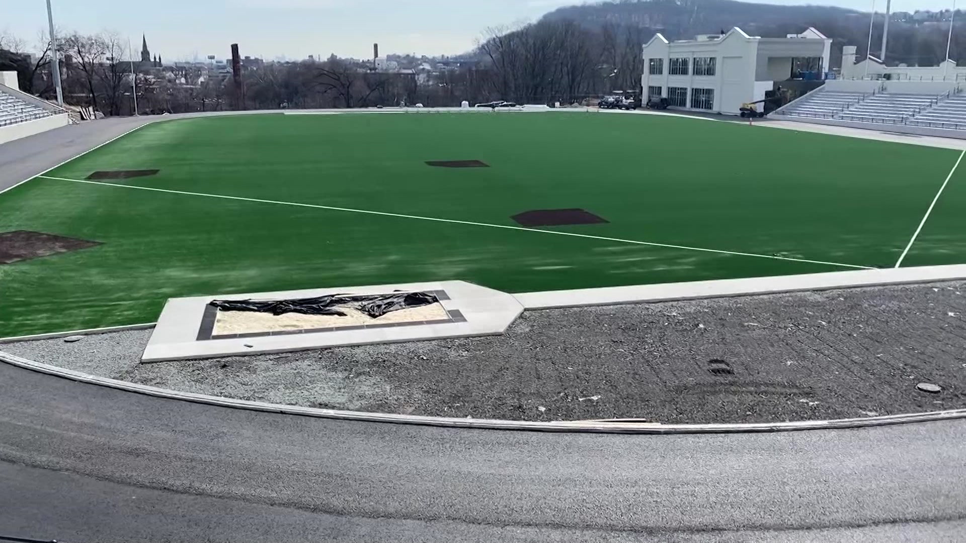 Redevelopment work nearly complete on Paterson's historic Hinchliffe Stadium