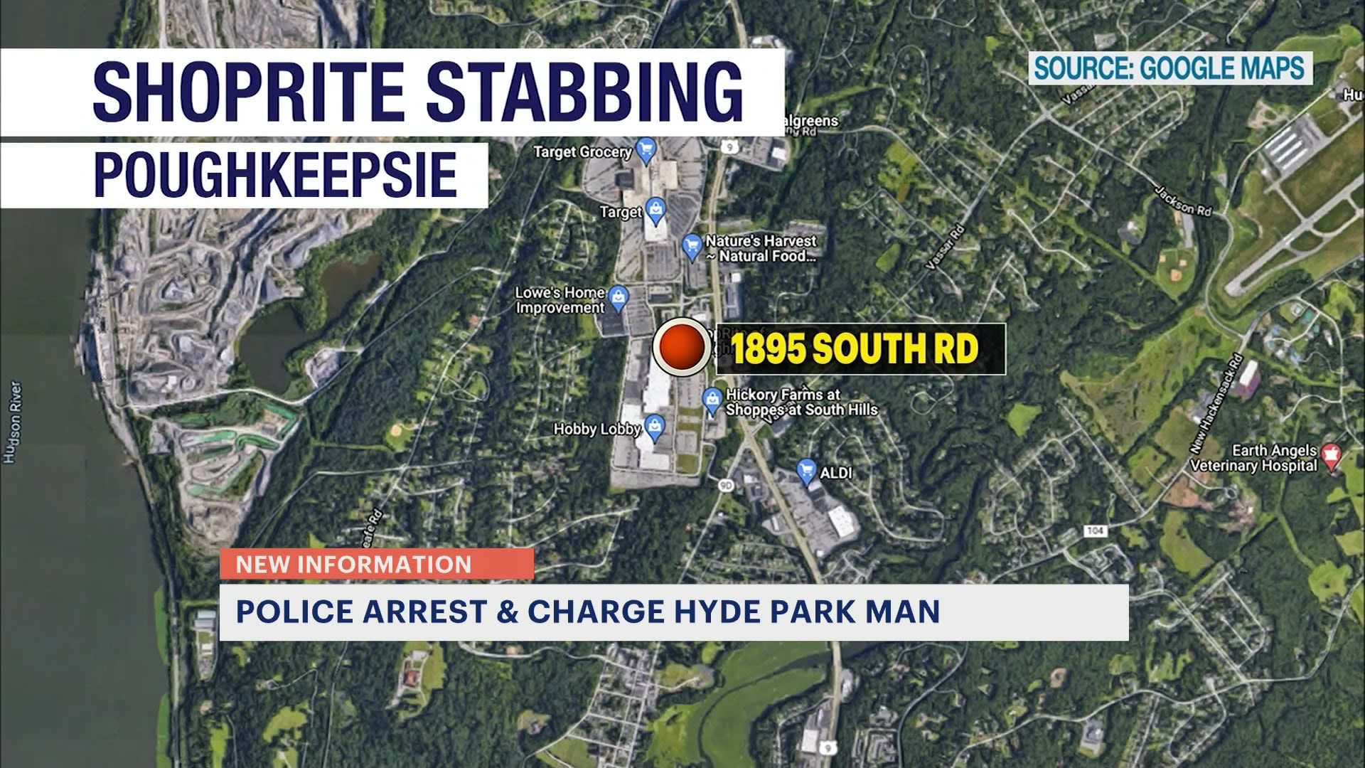 Man charged with stabbing a woman at Poughkeepsie ShopRite