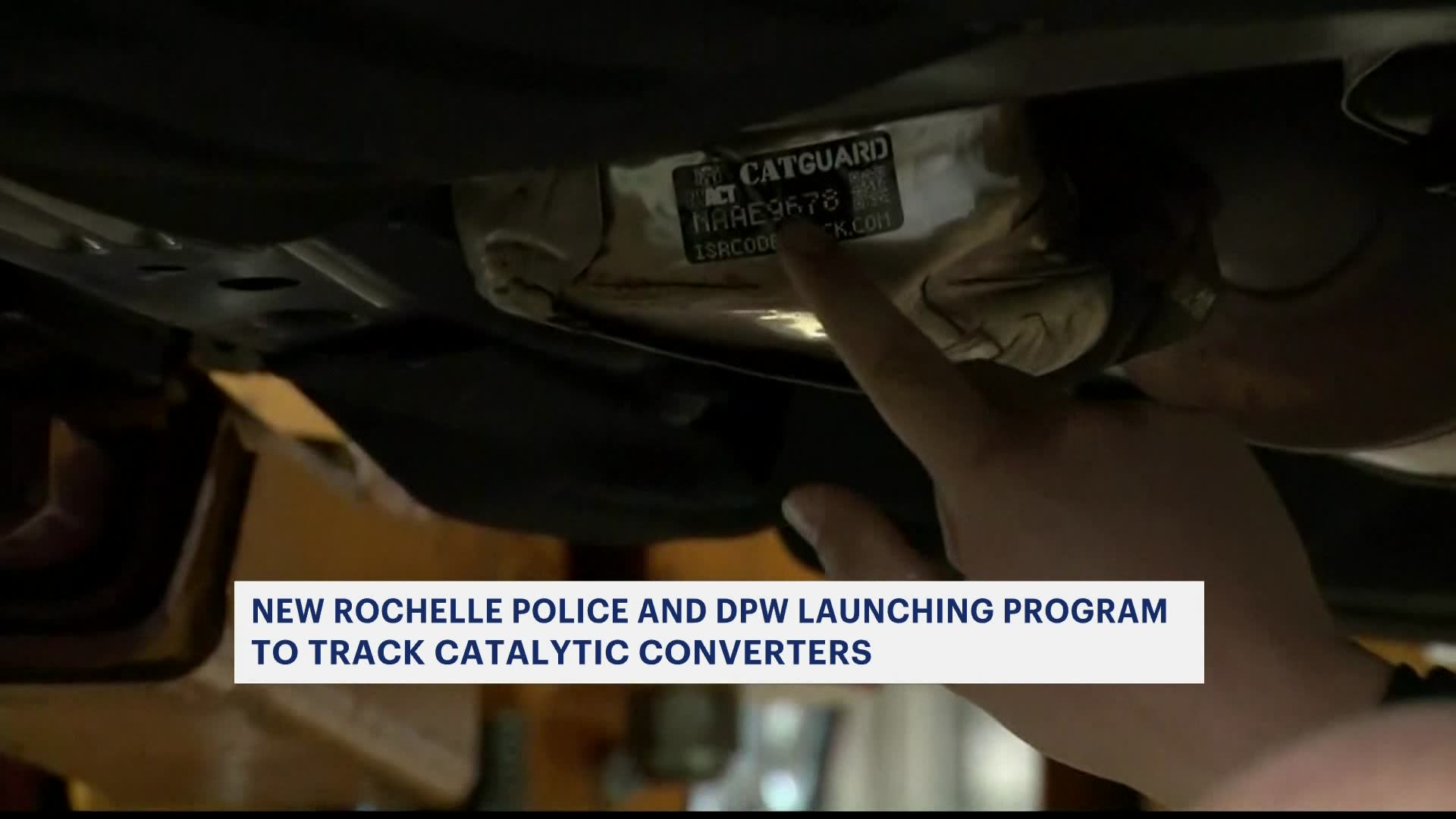 New Rochelle police and DPW launch catalytic converter tracking program