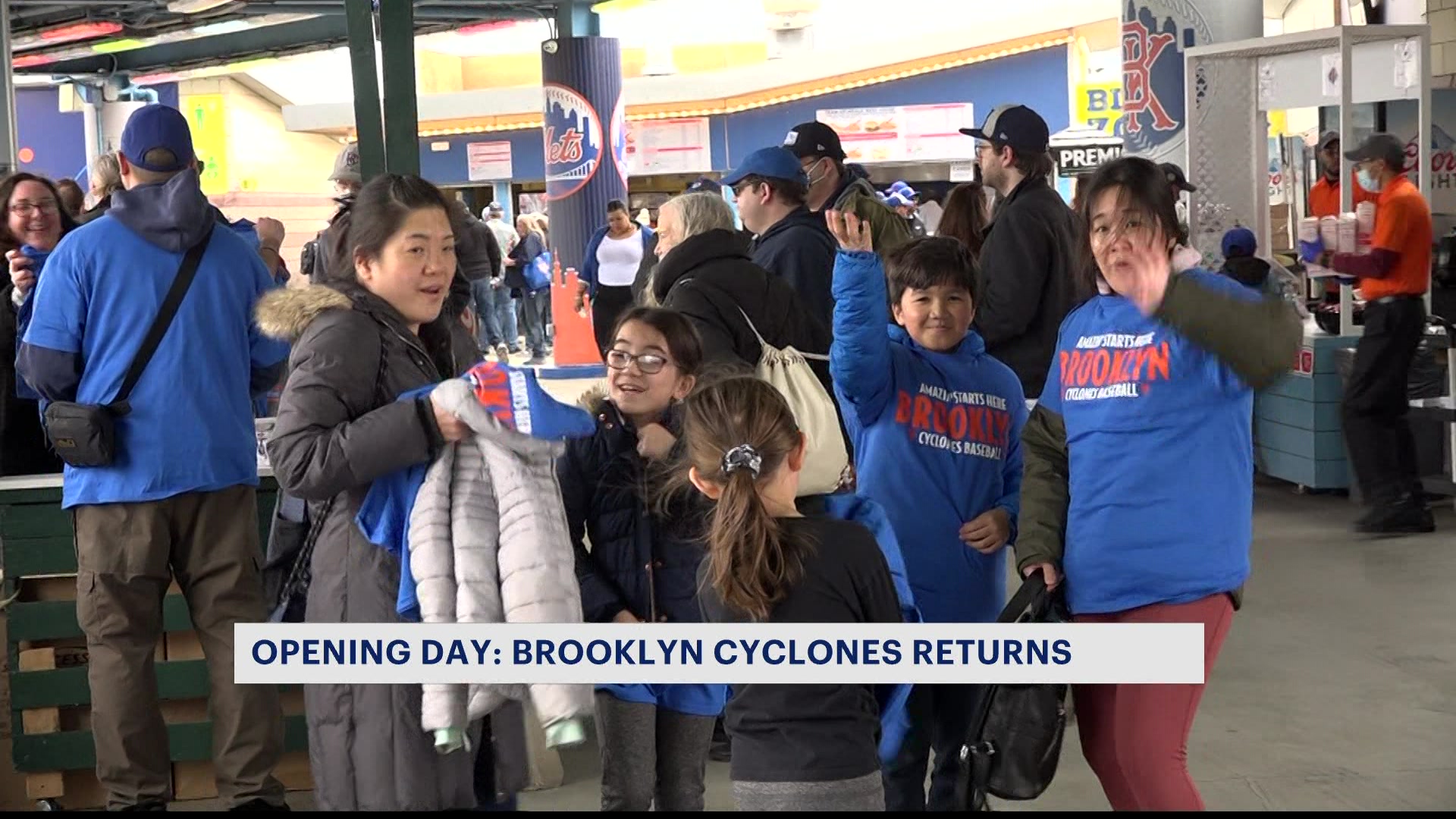 Brooklyn Cyclones - Once again this season, Girl Scout and Boy