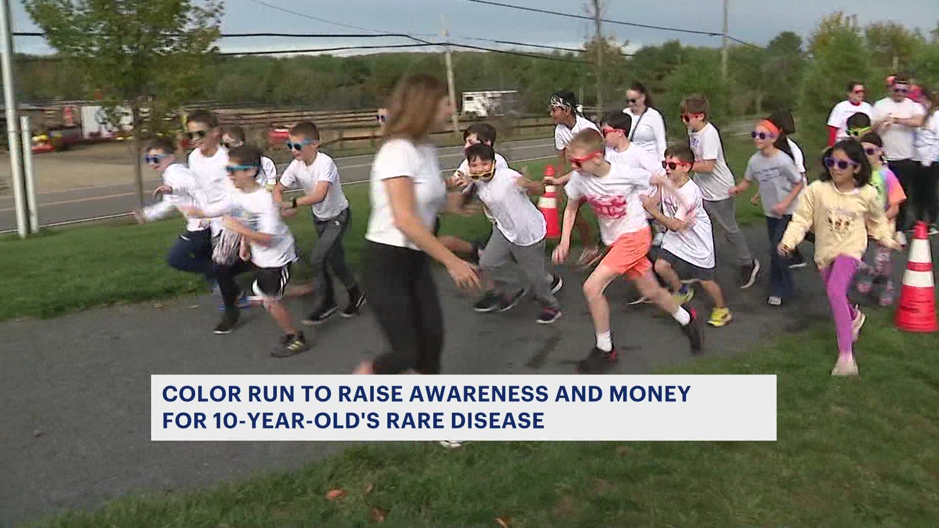 Boy diagnosed with rare disease organized 'Color Run' to benefit others with same diagnosis