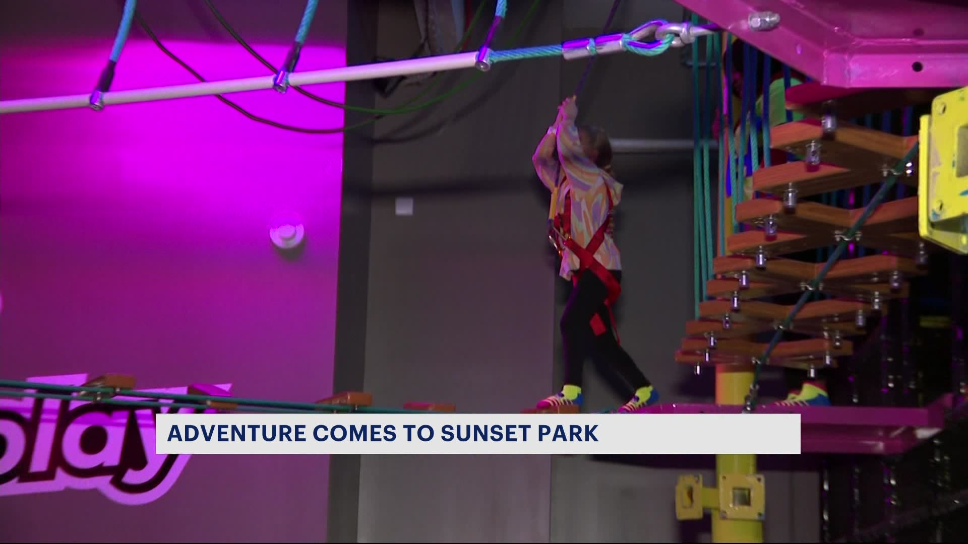 Hundreds of families flock to new Urban Air indoor adventure in Sunset Park