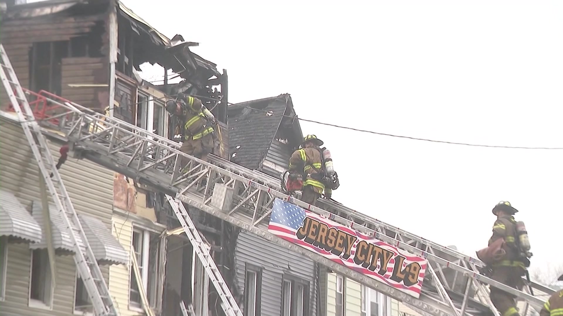 Large Fire Destroys 3 Homes, Displaces Nearly 20 People In Jersey City