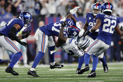 Cowboys rip error-prone Giants for worst shutout loss in series between NFC  East rivals - CBS New York