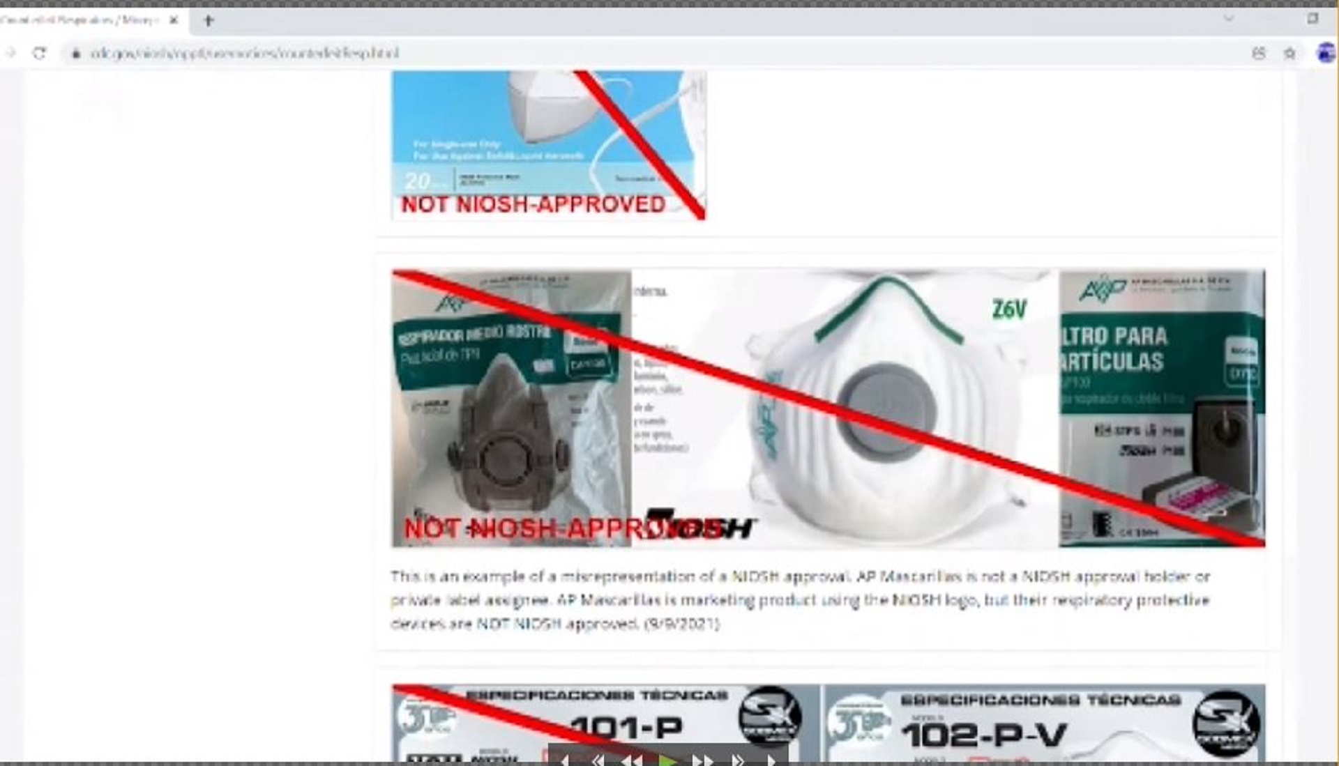 Officials issue warning about potential counterfeit N95, KN95 masks on