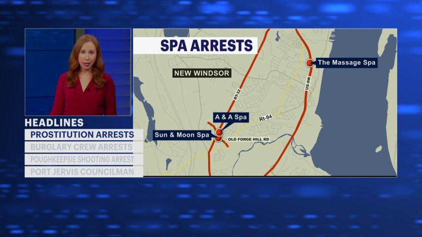 Police: 3 people face prostitution charges at New Windsor spas