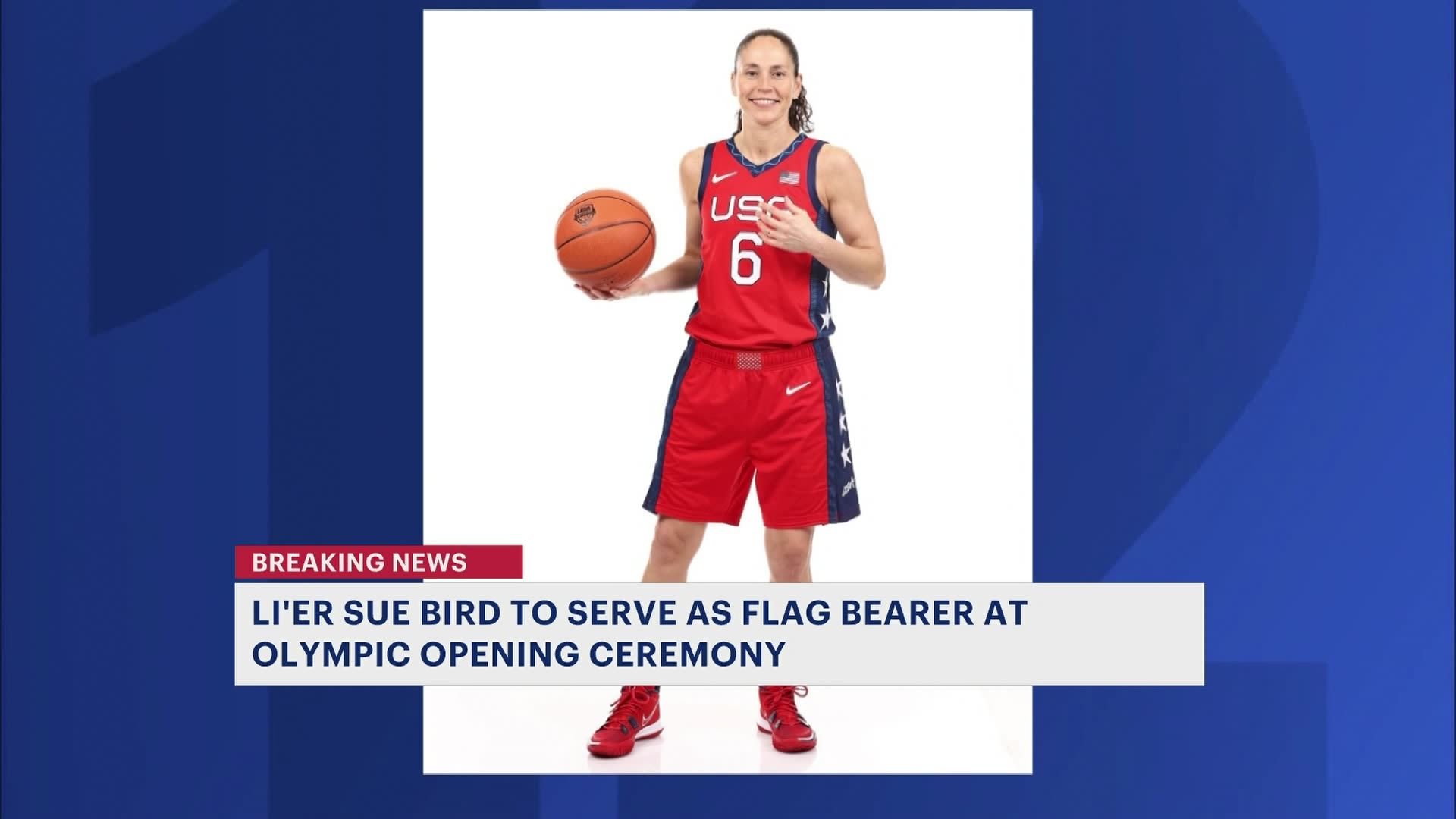 Li Native Sue Bird To Serve As Flag Bearer At Olympic Opening Ceremony