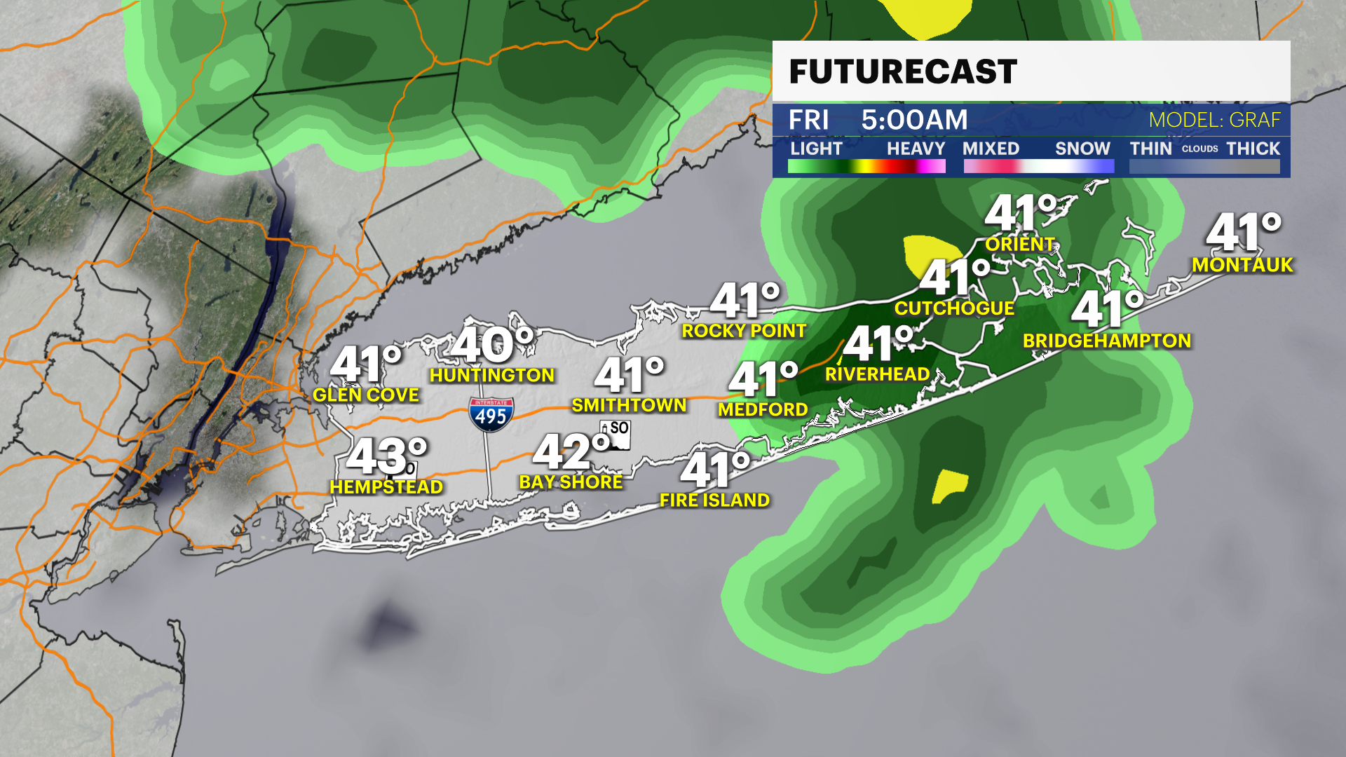 Overnight Showers Continue Into Friday