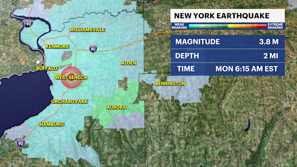 Strongest Earthquake In 40 Years Startles Western New York