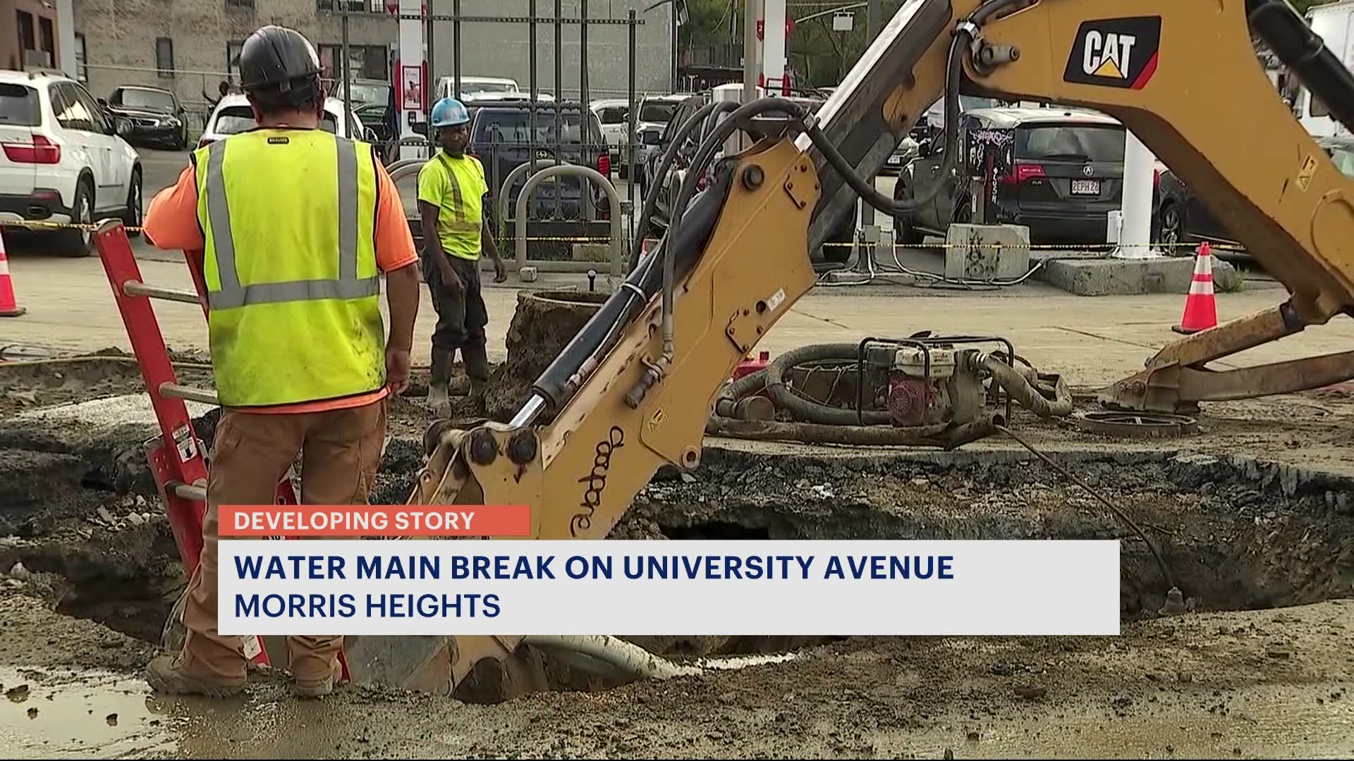 Cleanup Efforts Underway In Morris Heights Following Water Main Break