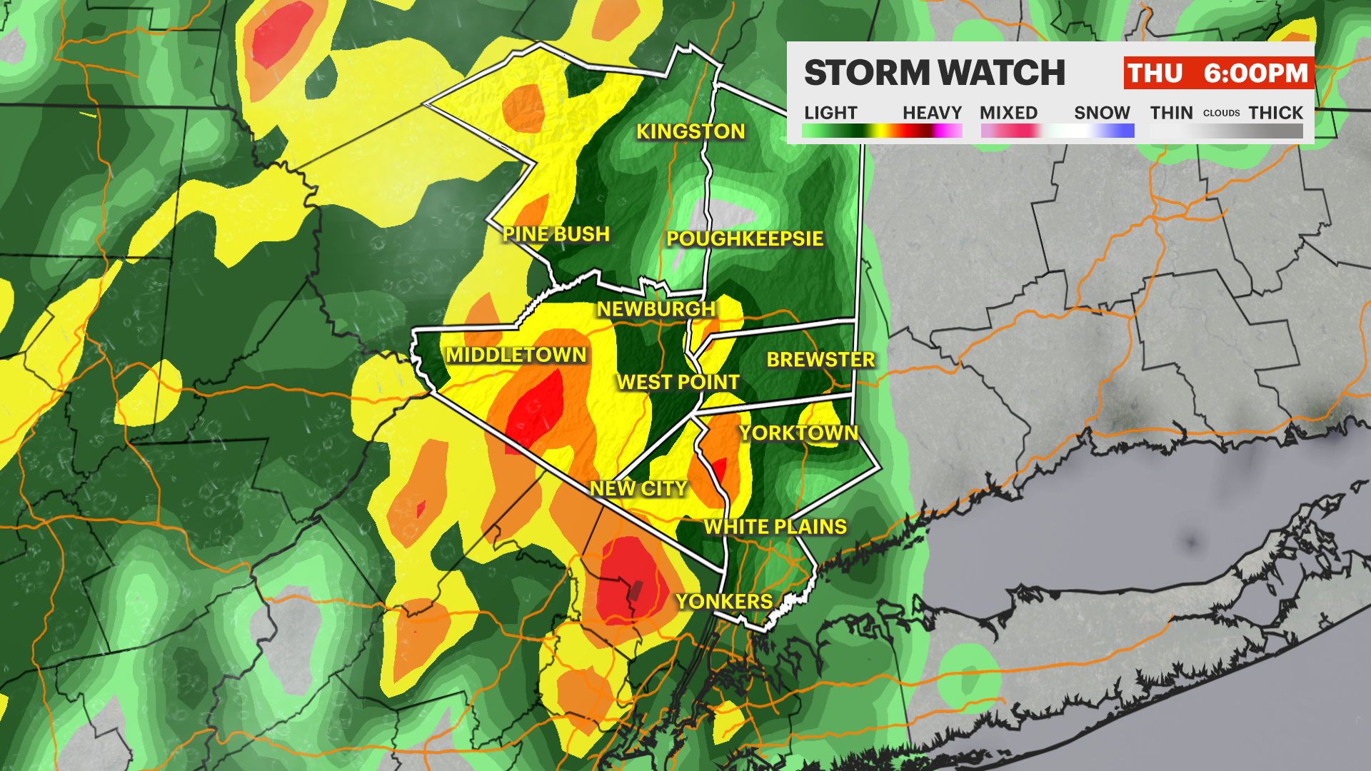 STORM WATCH: Strong storms on Thursday to bring flooding, damaging winds
