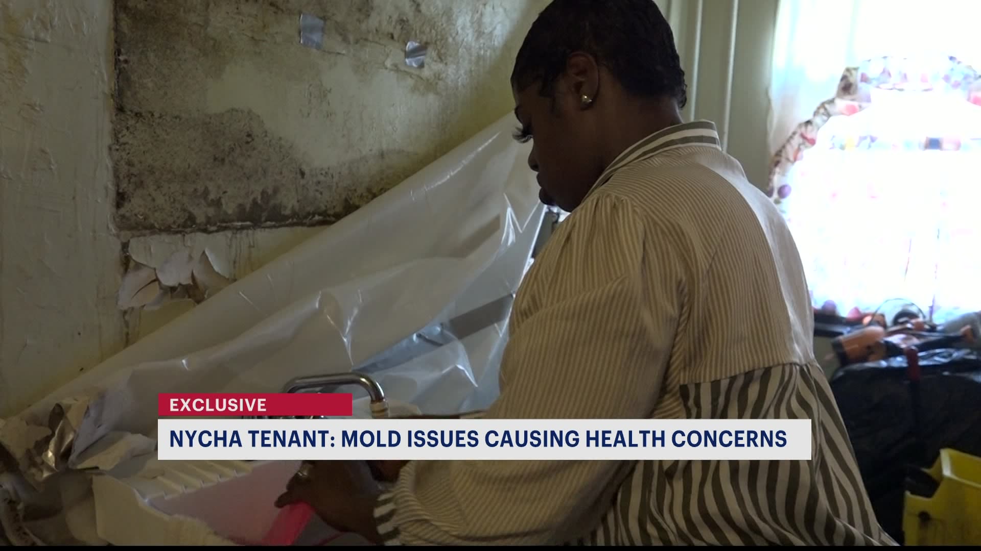 Exclusive NYCHA tenant says mold issues causing health, safety
