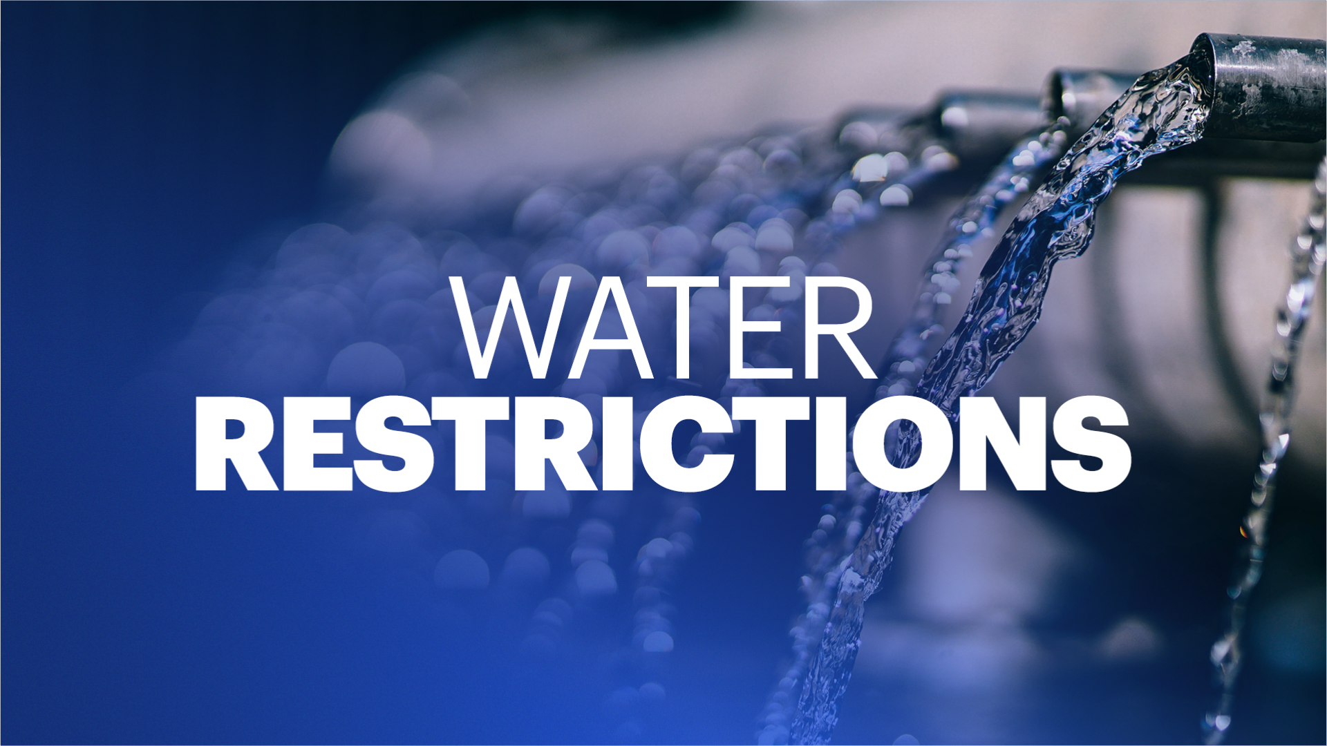 water restrictions