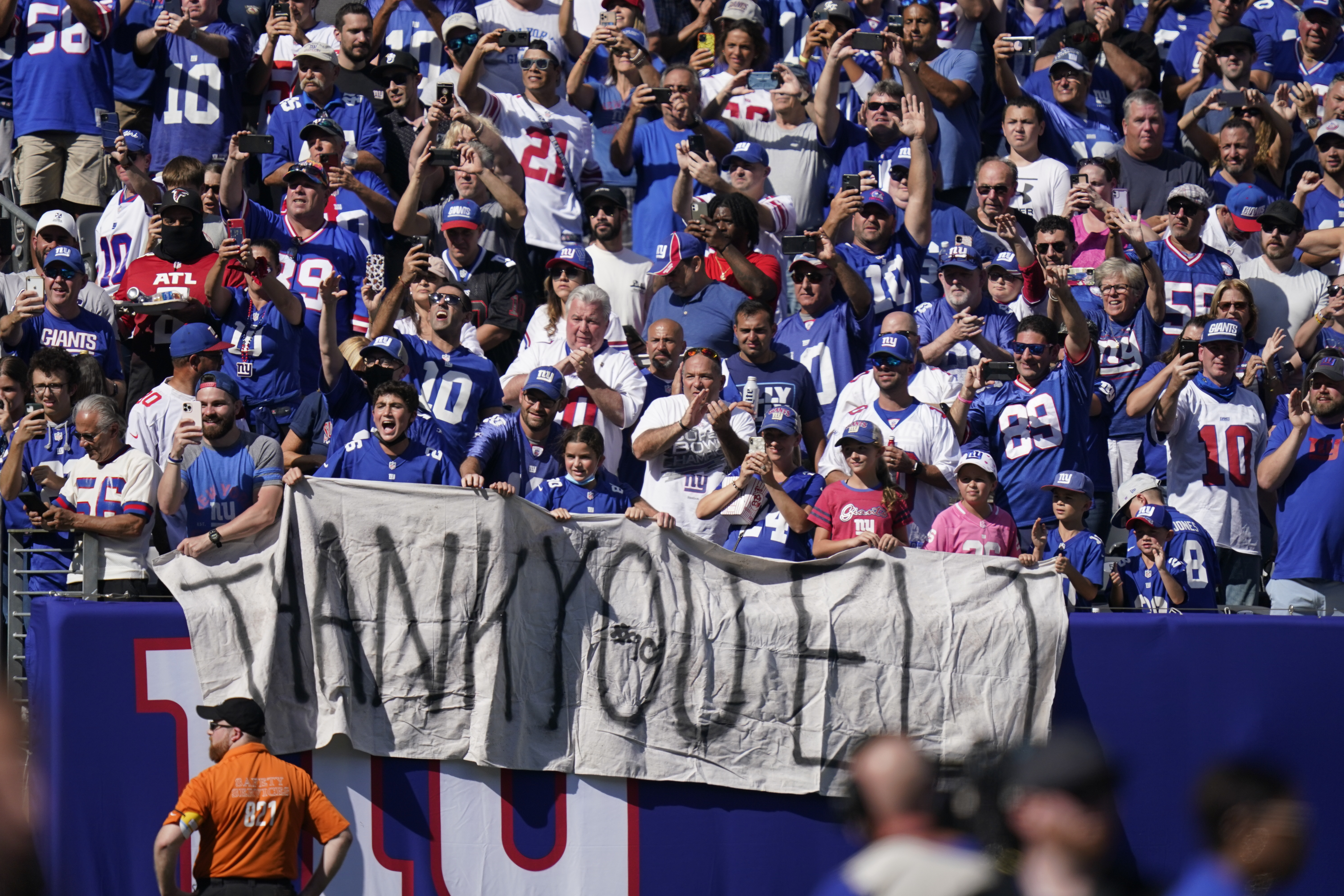 Once a Giant, always a Giant.' Eli Manning's No. 10 retired at