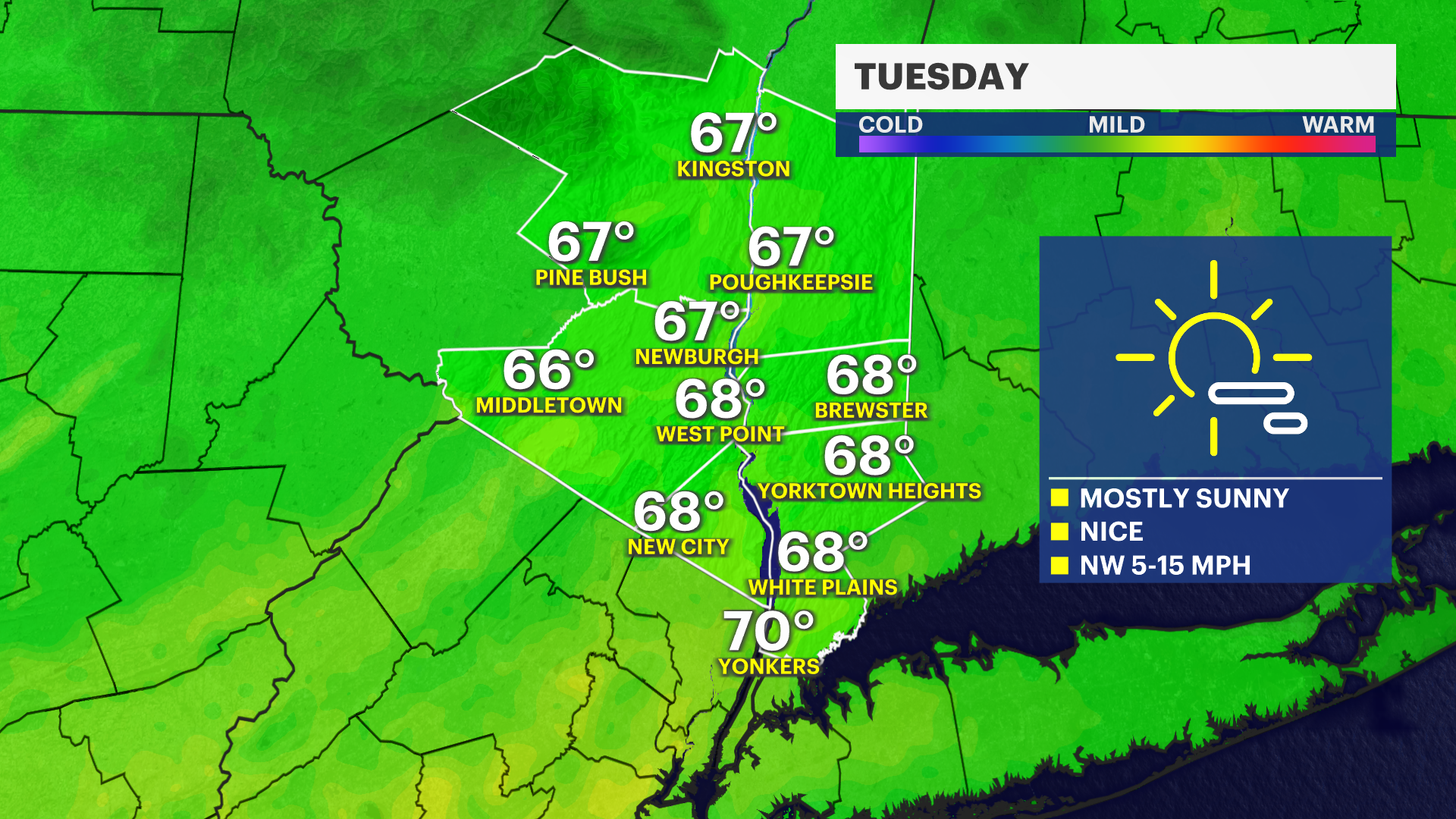 Great weather through tomorrow, scattered light rain showers mid- to ...