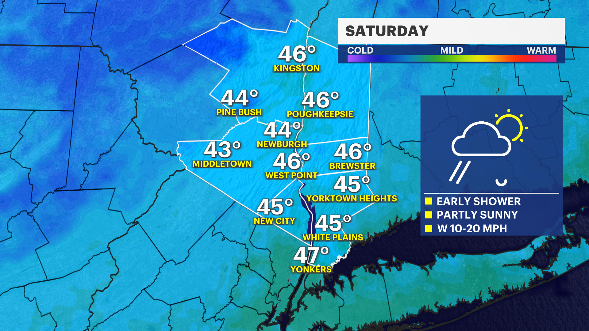 Isolated showers overnight; sun and clouds this weekend
