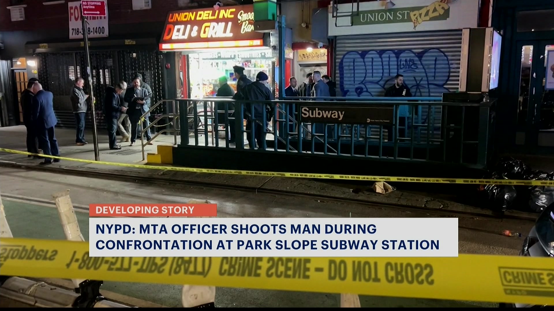 NYPD MTA employee shoots man threatening workers at Brooklyn subway
