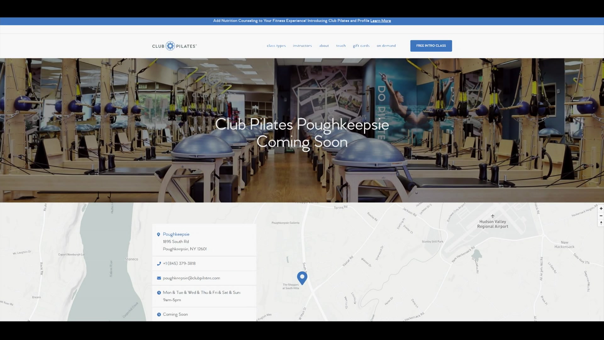 New Club Pilates location coming to the Hudson Valley