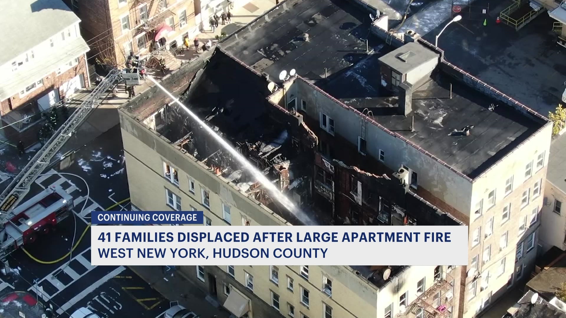 ‘It’s like a nightmare.’ Fire destroys West New York apartment building